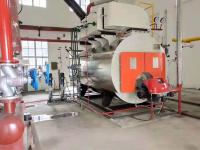 河北超威电源一台10吨低氮燃气锅炉