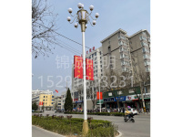 山西省运城市芮城县城11米中华灯销售施工案例