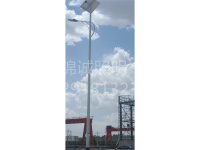 陕西省榆林市榆阳区中天混凝土有限公司8米太阳能路灯施工案例