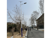 渭南华阴中铁三局太阳能路灯亮化工程