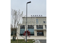 西安市港务区纺渭路9米双臂路灯亮化安装工程