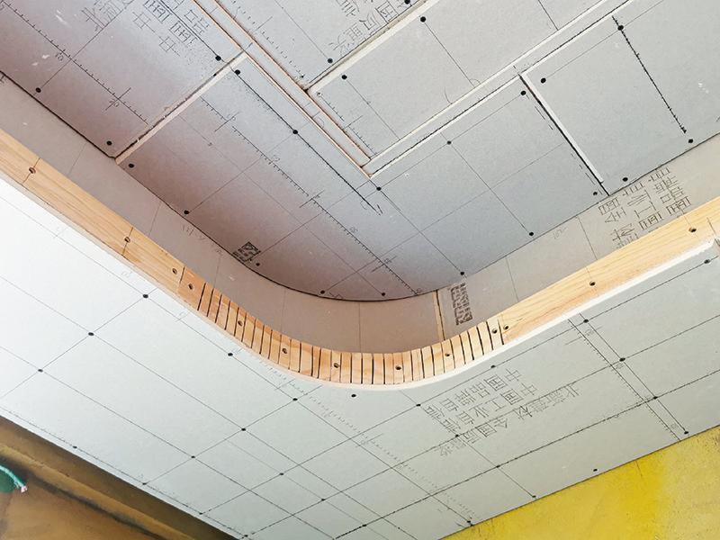 弧形石膏板工艺