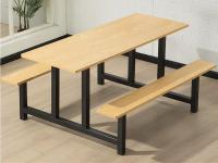 6人位防火板条凳