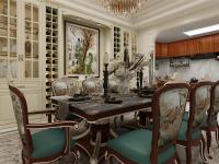 法式古典-客餐厨效果设计鉴赏-7-