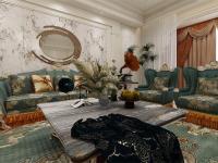 法式古典-客餐厨效果设计鉴赏-8-