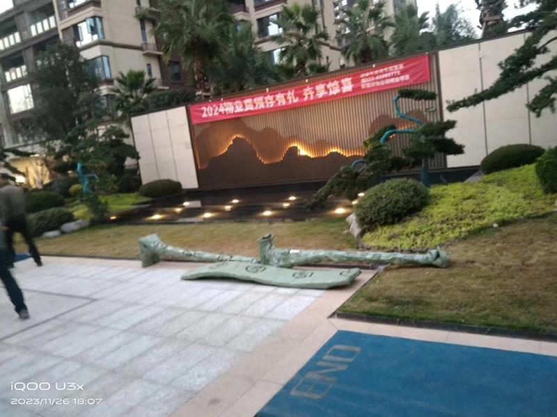 重庆某小区负氧离子监测设备安装