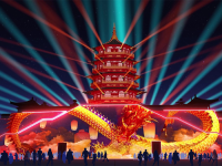 湖北荆门不夜城灯光秀项目-2-