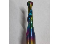 双刃钻尖涂层铣刀