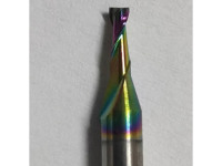 双刃平底涂层铣刀