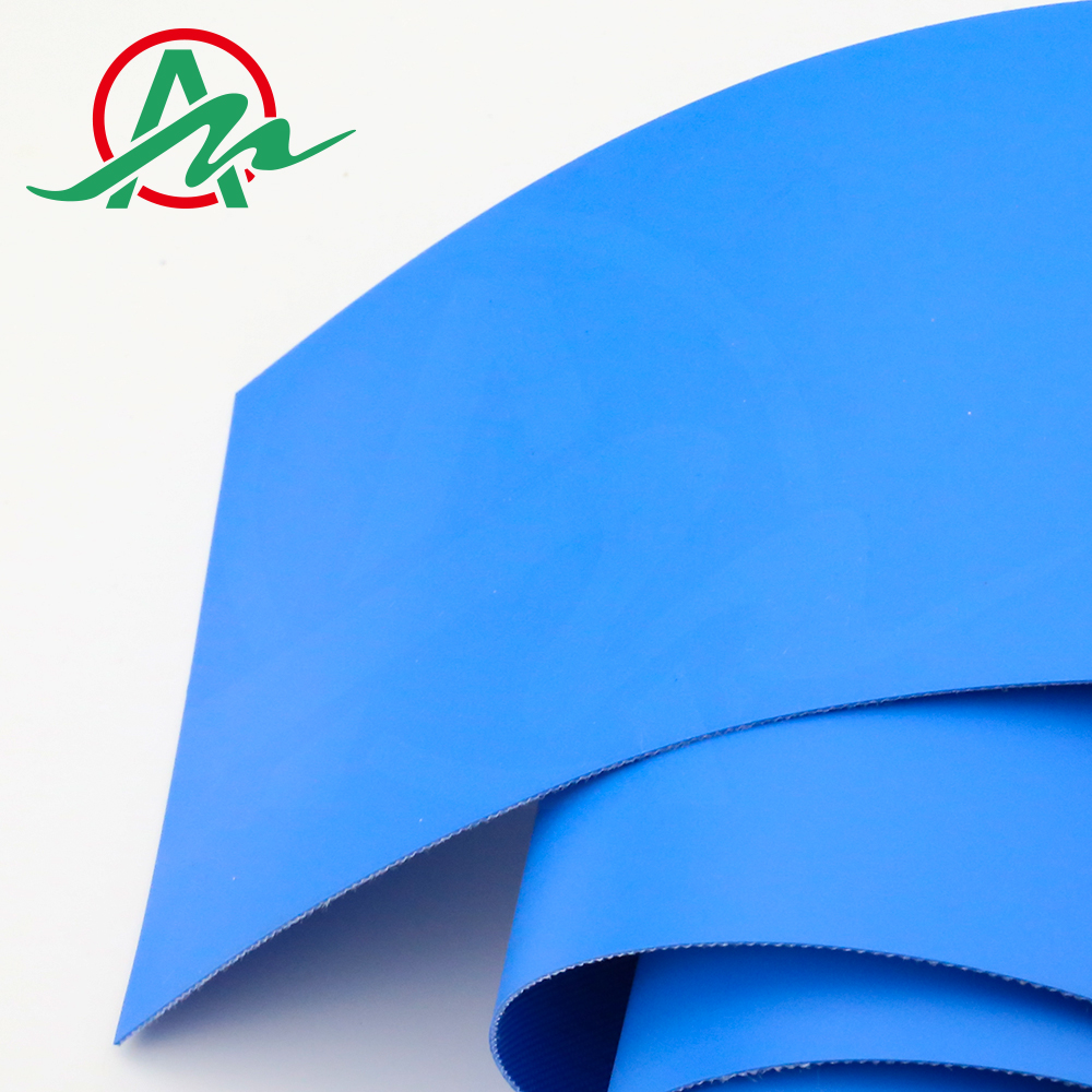 蓝色食品级PU输送带4