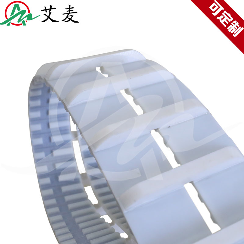 加挡板铲齿双条pu同步带3