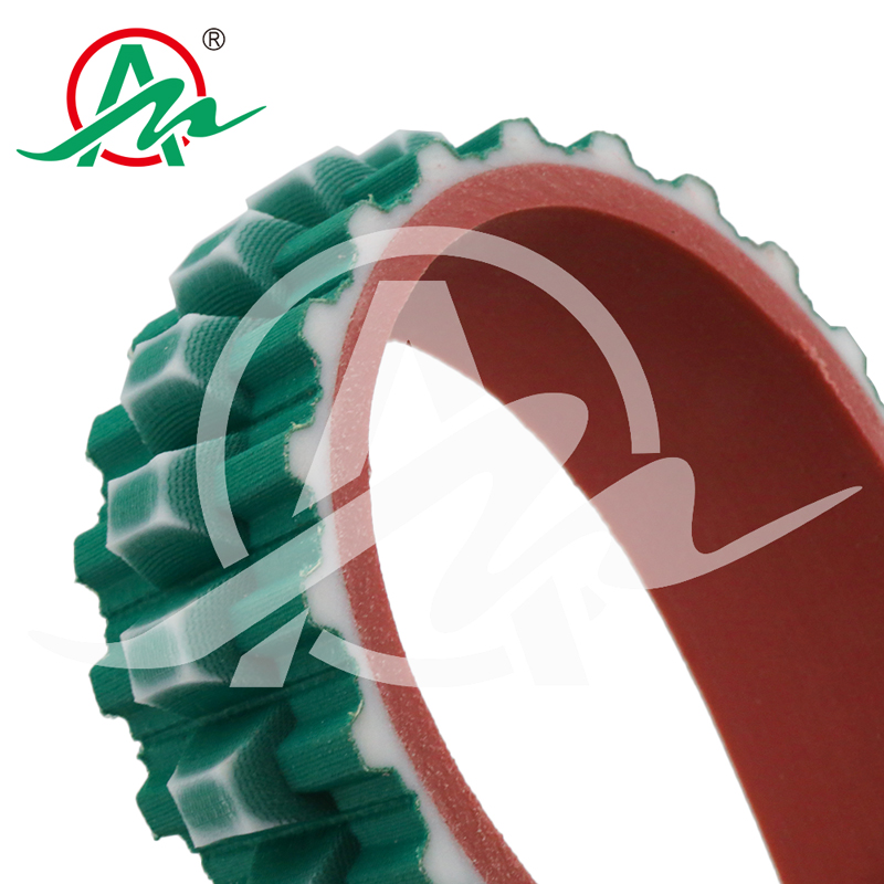 ATK10加红胶绿布聚氨酯PU同步带4