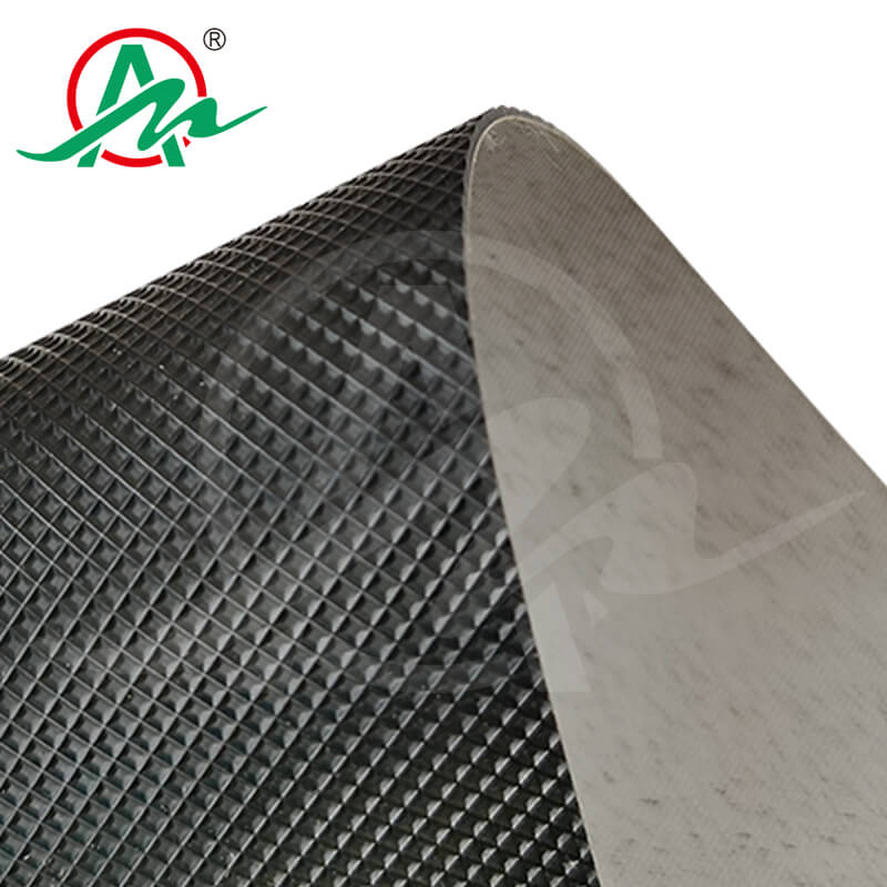 黑色钻石纹食品PU输送带3