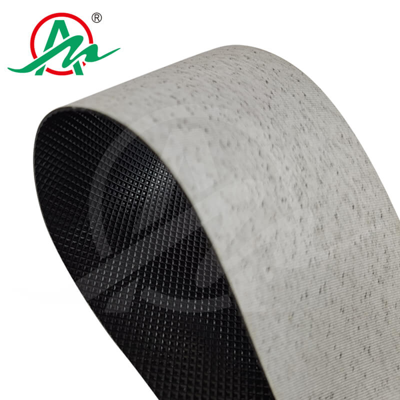 黑色钻石纹食品PU输送带5