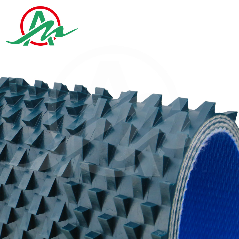 墨绿色正反倒三角锯齿输送带4