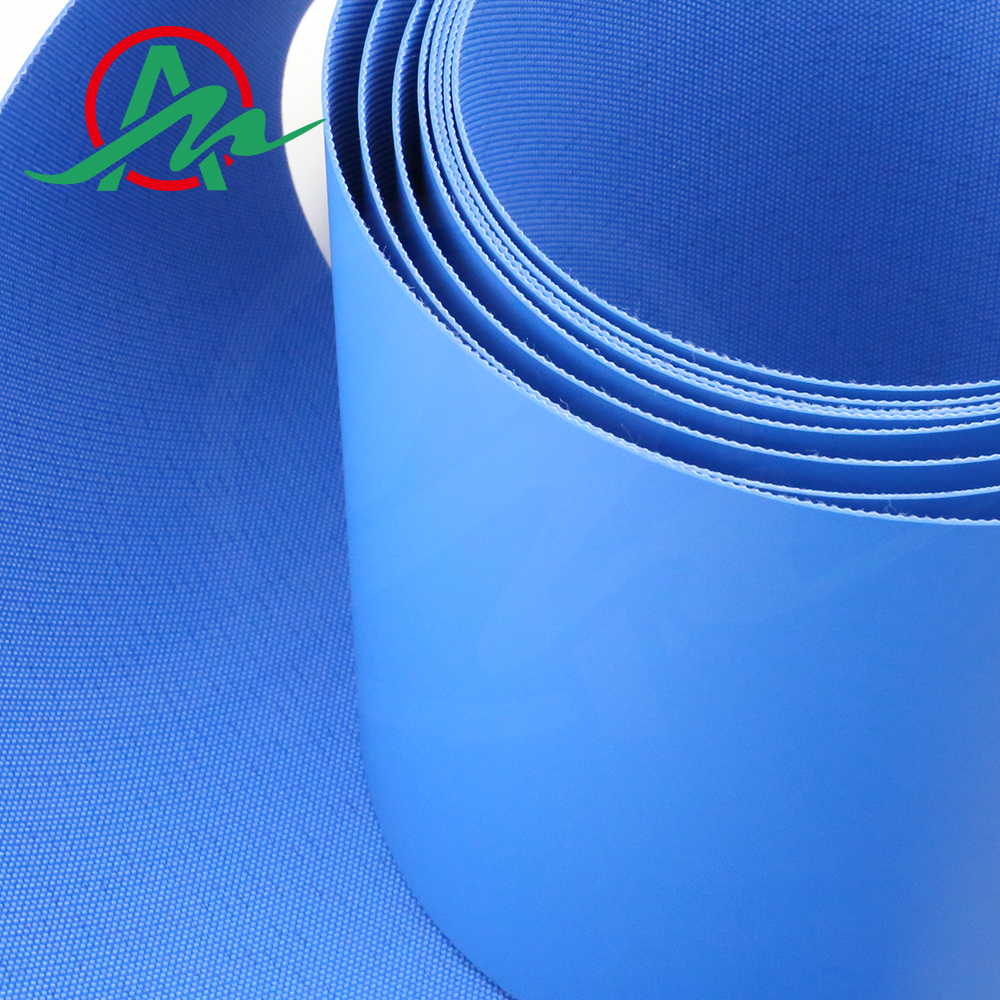 蓝色食品级PU输送带3