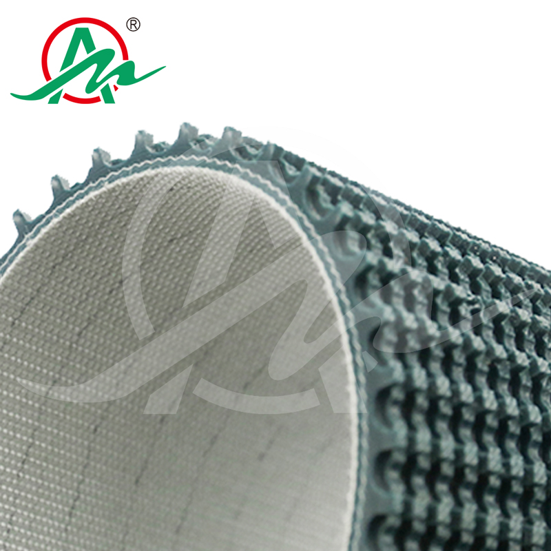 墨绿色花纹PVC输送带2