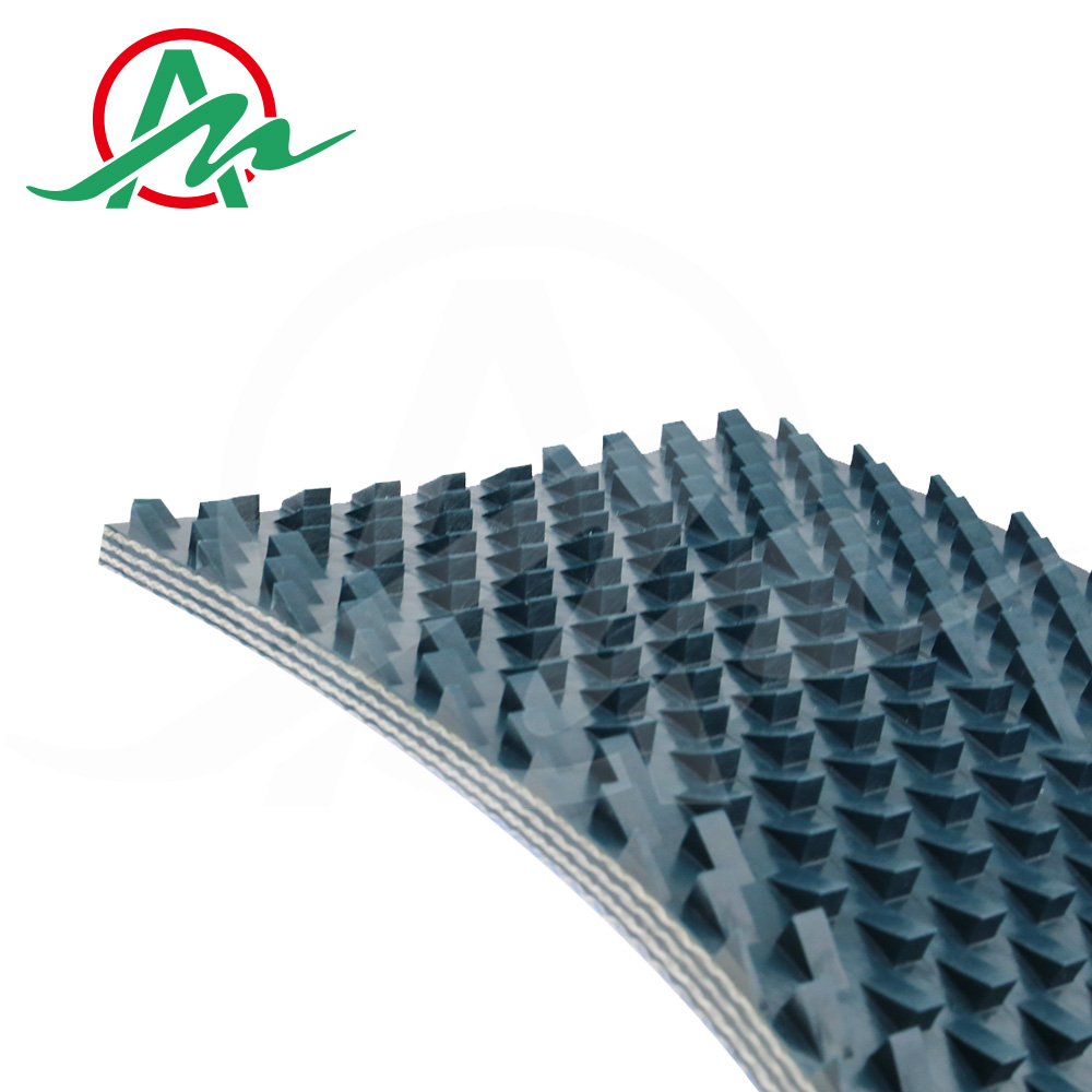 墨绿色正反倒三角锯齿输送带2