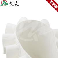 白色PVC裙边挡板输送带2