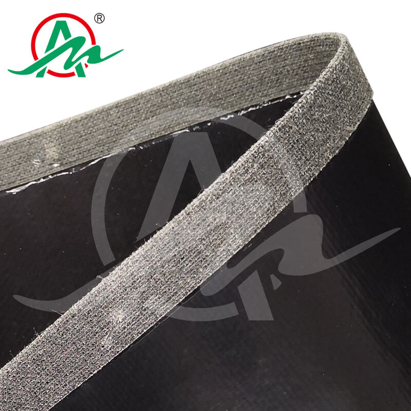 耐260度高温铁氟龙输送带包边加导条5