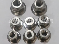 钛合金金属自锁法兰螺母m8m10