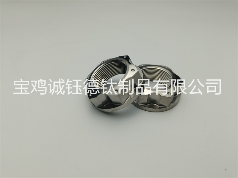 钛合金法兰花式螺母-4