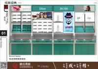 悦视明眼镜店展柜