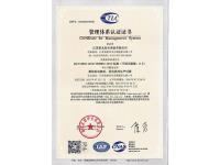 质量管理体系认证证书