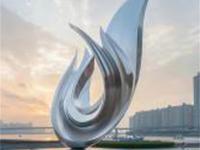 不锈钢镜面雕塑3