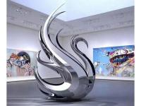 不锈钢镜面雕塑5