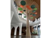 铝合金木纹烤漆雕塑