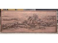 段铜浮雕和铸铜人物