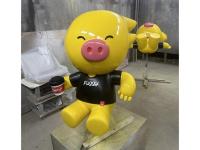 杭州阿里巴巴玻璃钢飞猪雕塑制作