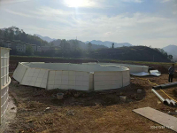 玻璃钢鱼池水箱-6