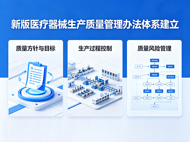 新版医疗器械生产质量管理办法体系建立