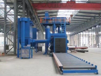 H型钢结构抛丸清理机1