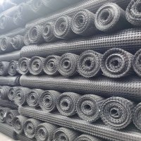 双向塑料土工格栅库存