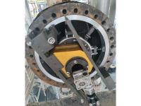 1.2米换热器垂直法兰修复