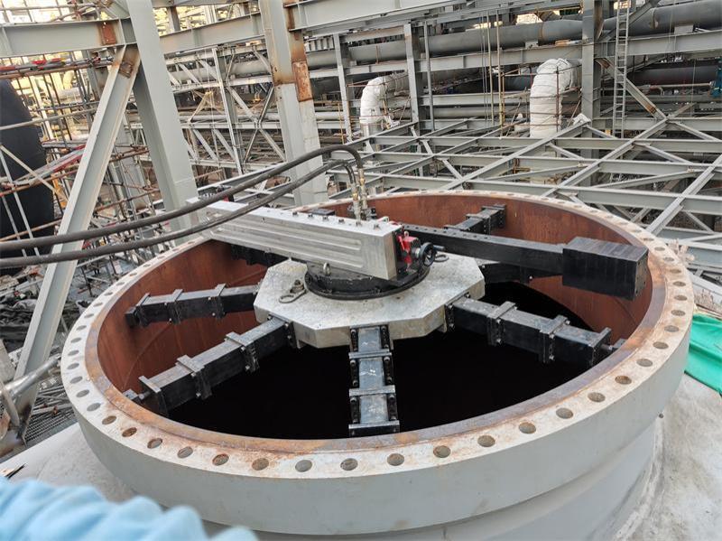 2.95米水平法兰修复