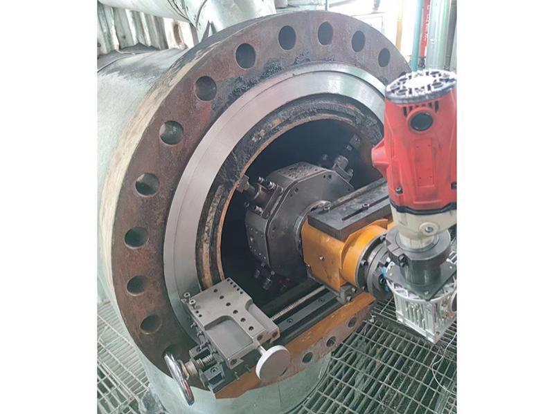 垂直凹凸密封面修复