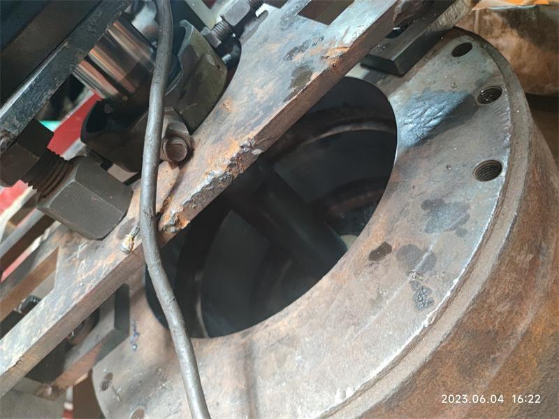 电厂高压阀座镗孔