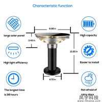 太阳能柱头灯00008
