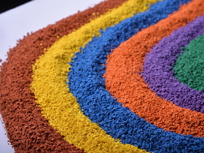 EPDM彩色面层颗粒