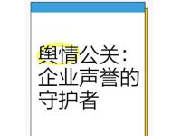 舆情公关包年服务