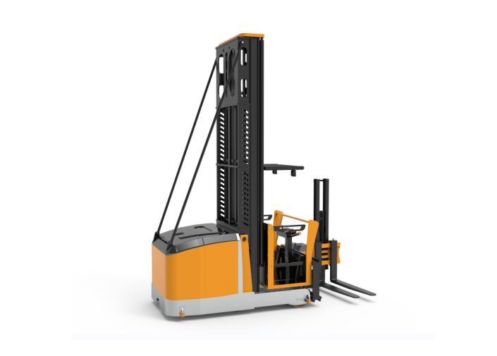 三向堆垛叉车（人上行）