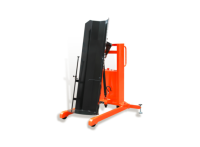 电动圆桶倒料车