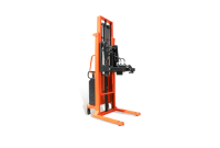 半电动油桶堆放车