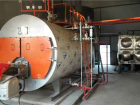 陕西泾阳4吨燃油燃气蒸汽锅炉