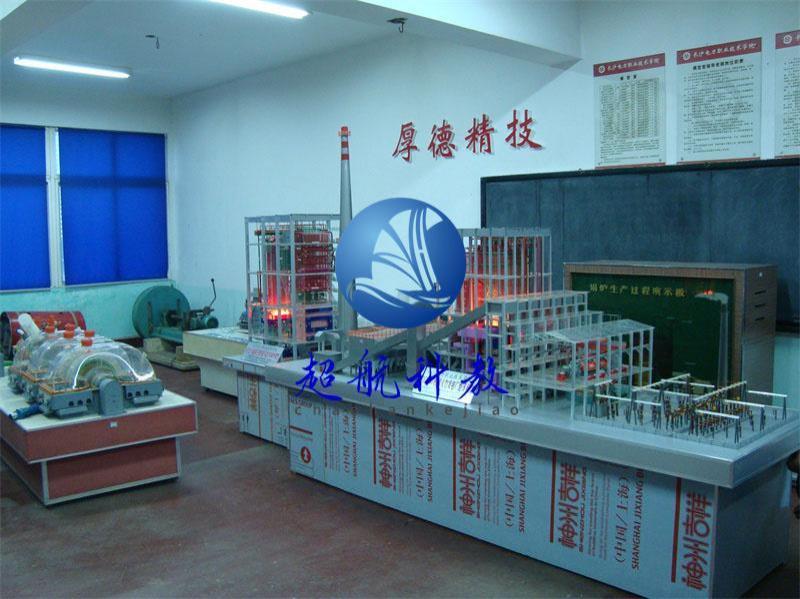 600MW机组火力发电厂整体模型-2-