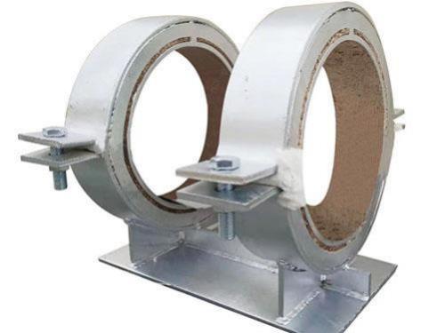 双管夹高效隔热管托